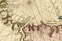 Old Map of Black Sea 1745 Crimea Vintage Map | Vintage Map Wall Art Print