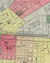 Old Map of Syracuse New York 1901 Vintage Map | Vintage Map Wall Art Print