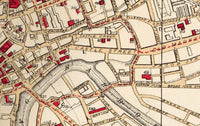 Old Map of Bristol UK 1890  | Vintage Map Wall Art Print