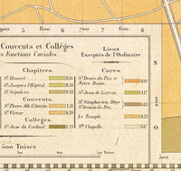 Old Map of Paris (VERY LARGE MAP) France 1904 Vintage Map | Vintage Map Wall Art Print
