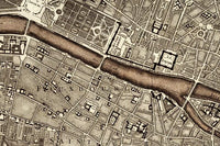 Old Map of Paris 1795 France  | Vintage Map Wall Art Print