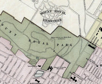 Old Map of Montreal Canada 1903 Vintage Map | Vintage Map Wall Art Print