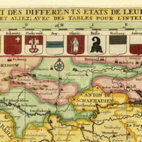 Old Map of Switzerland 1919 Vintage Map | Vintage Map Wall Art Print