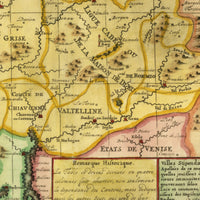 Old Map of Switzerland 1919 Vintage Map | Vintage Map Wall Art Print