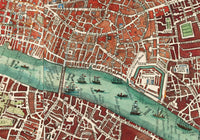Old Map of London Map 1800 Vintage Map of London | Vintage Map Wall Art Print