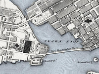 Old Map of Stockholm Sweden 1844 Vintage Map | Vintage Map Wall Art Print