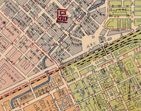 Old Map of Taichung Taiwan Vintage Map | Vintage Map Wall Art Print