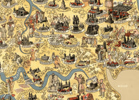 Old Vintage Map of Germany Tourism Guide 1941 Vintage Map | Vintage Map Wall Art Print