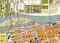 Old Map of Prague 1910 Czech Republic Vintage Map | Vintage Map Wall Art Print