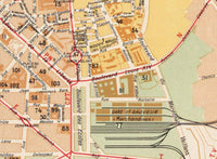 Old Map of Lille France Vintage Map | Vintage Map Wall Art Print