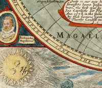 Old Map of The World  1627 Old Map  | World Map Gift World Map Print | Vintage World Map | World Map Wall Art | Large Map Print