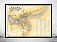 Old Map of Shanghai 1913 China Vintage Map | Vintage Map Wall Art Print