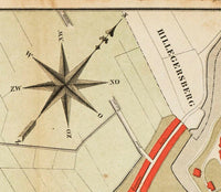 Old Map of Rotterdam Netherlands 1865 Vintage Map | Vintage Map Wall Art Print