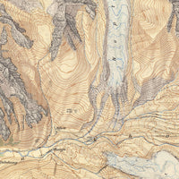 Old Map of Mount Everest Vintage Map | Vintage Map Wall Art Print
