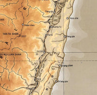 Old Map of Taiwan Vintage Map of Taiwan | Vintage Map Wall Art Print