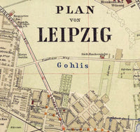 Old Map of Leipzig 1925 Germany Vintage Map of Leipzig | Vintage Map Wall Art Print