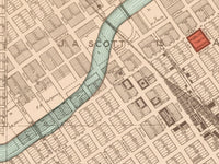 Old map of Wichita Falls Texas 1940 Vintage Map | Vintage Map Wall Art Print