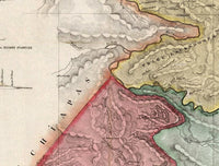Old Map of Guatemala 1859 Vintage Map | Vintage Map Wall Art Print