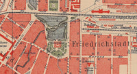 Old Map of Dusseldorf Germany 1877 Vintage Map | Vintage Map Wall Art Print