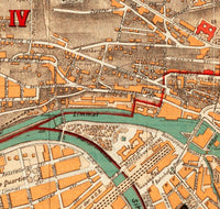 Old Map of Zurich Switzerland 1890 Vintage Map | Vintage Map Wall Art Print