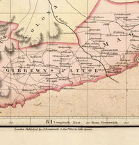Old Map of Sri Lanka Old Ceylon 1805 Vintage Map | Vintage Map Wall Art Print