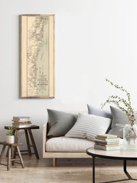 Old Map of New South Wales Australia 1912 Vintage Tourist Map | Vintage Map Wall Art Print