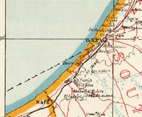 Old Map of Palestine 1942 Vintage Map of Palestine | Vintage Map Wall Art Print |