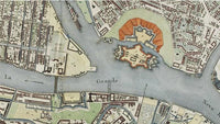 Old Map of Saint Petersburg Russia 1783 Vintage Map  | Vintage Map Wall Art Print