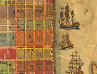 Old Map of Philadelphia 1802 Vintage Map | Vintage Map Wall Art Print