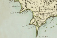 Old Map of Ibiza Island Spain 1778 Vintage Map | Vintage Map Wall Art Print