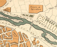 Old Map of Valencia 1905 Spain Vintage Map Valencia | Vintage Map Wall Art Print