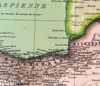 Old Map of Iran 1931 Vintage Map | Vintage Map Wall Art Print