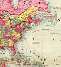 Old World Map 1854 Mercator Projection Vintage Map | World Map Gift World Map Print | Vintage World Map | World Map Wall Art