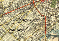 Old Map of Buenos Aires Argentina 1909 Vintage Map | Vintage Map Wall Art Print