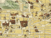 Old Map of Rome Italy 1719 Vintage Map of Rome | Vintage Map Wall Art Print
