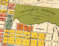 Old map Berkeley California 1880 Vintage Map | Vintage Map Wall Art Print