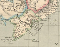 Old Map of Thailand Old Siam 1869 Vintage Map | Vintage Map Wall Art Print