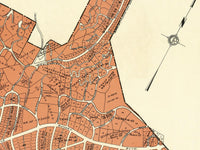 Old Map of Beverly Hills California 1936 Vintage Map | Vintage Map Wall Art Print
