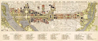Old Map of Washington Capitol 1841 Vintage Map | Vintage Map Wall Art Print