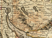 Old Map of Switzerland 1778 Vintage Map | Vintage Map Wall Art Print