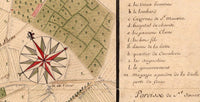 Old Map of Lille France 1717 Vintage Map | Vintage Map Wall Art Print