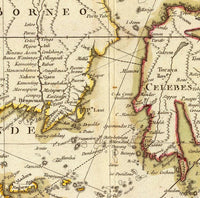 Old Map of Indonesia 1771  | Vintage Map Wall Art Print