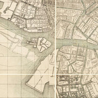 Old Map of Tokyo Japan 1893 Vintage Map Tokyo | Vintage Map Wall Art Print
