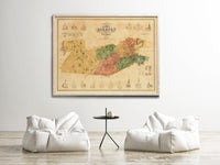 Old Map of Roxbury Boston 1849  | Vintage Map Wall Art Print
