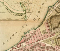 Ancient New York and Manhattan Map 1775 Vintage Map | Vintage Map Wall Art Print