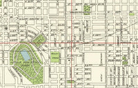 Old Map of Vancouver British Columbia Canada Vancouver BC Map Vintage Map | Vintage Map Wall Art Print | Large Map Print