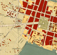 Old Map of Stockholm Sweden 1922 Vintage Map | Vintage Map Wall Art Print