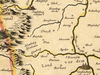 Old Map of Transylvania Romania 1634 Vintage Map  | Vintage Map Wall Art Print