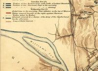 Old Map of Chattanooga Tennessee 1863 Vintage Map | Vintage Map Wall Art Print