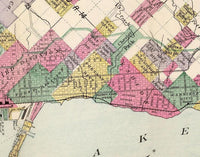 Old map of Duluth Minnesota 1891  | Vintage Map Wall Art Print